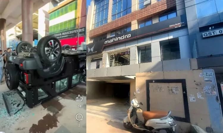Birthday gift to wife turns tragic as new Thar plunges from showroom in east Delhi