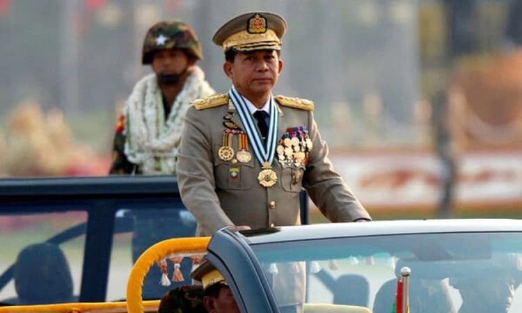 Myanmar ends state of emergency; military leader switches roles to prepare for polls