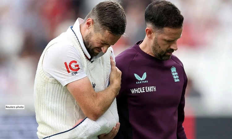Shoulder injury rules out Woakes from remainder of fifth Test