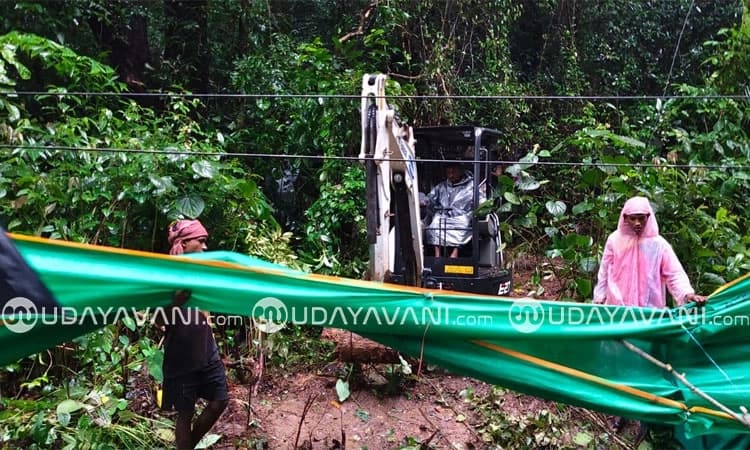 Belthangady: No remains found at 10th site; search halted due to rain