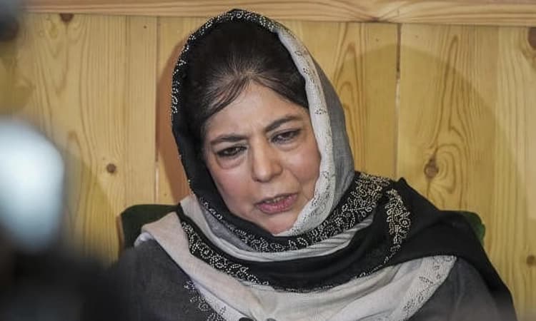 Mehbooba claims she is under house arrest