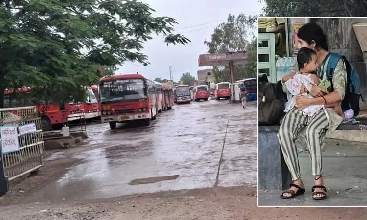 Bus services hit as transport workers begin strike across Karnataka, passengers stranded