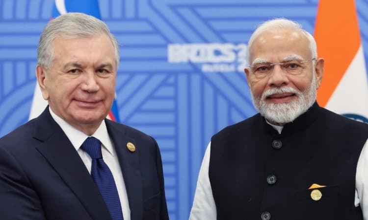 PM Modi speaks to Uzbek President Shavkat Mirziyoyev