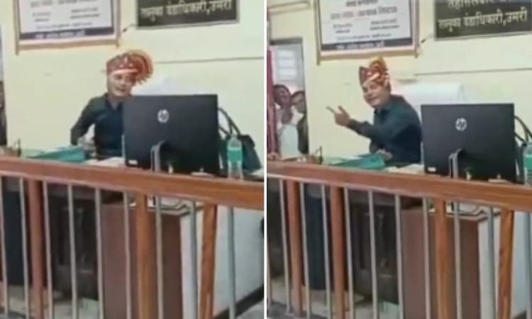 Tehsildar suspended for singing Bollywood song while seated in official chair
