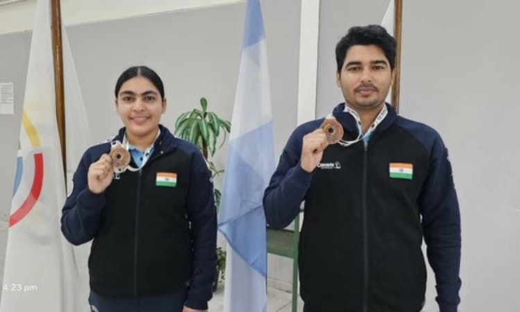 Saurabh-Suruchi pair wins 10m air pistol mixed team bronze in Asian C'ship