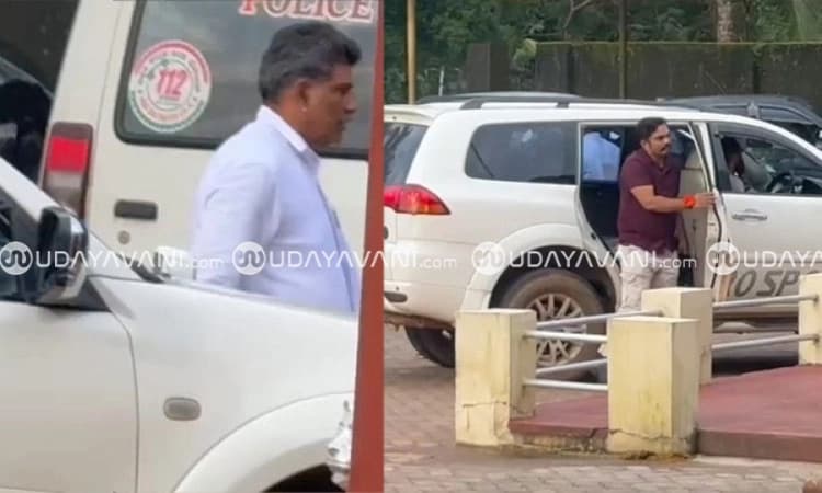 Mahesh Shetty Timarodi and Girish Mattannanavar appear before Belthangady police 