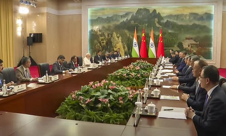 Welfare of 2.8 bn people is linked to India-China ties: PM Modi to President Xi