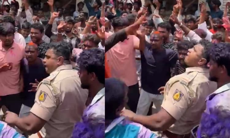 Raichur PSI seen dancing to DJ music during Ganesh immersion, video goes viral