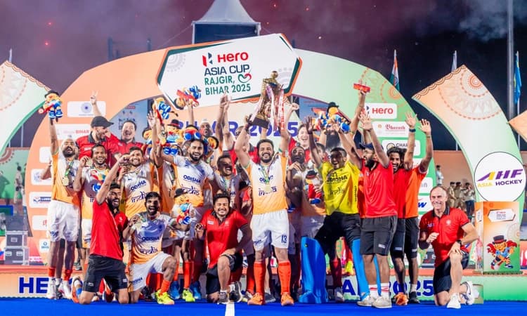 Indian men's hockey team beats South Korea 4-1 in Asia Cup final, qualifies for next year's WC