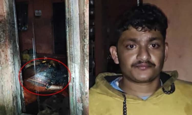 Drunken rage ends in tragedy: Son kills mother, sets her body on fire in Chikkamagaluru