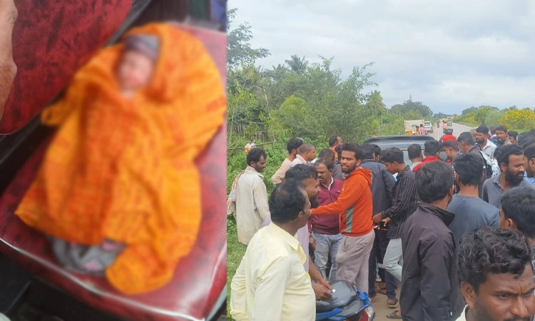 Bharamasagara: ನವಜಾತ ಹೆಣ್ಣು ಶಿಶುವನ್ನು ರಸ್ತೆಬದಿ ಬಿಟ್ಟ ಹೆತ್ತವರು; ಸ್ಥಳೀಯರ ಆಕ್ರೋಶ
