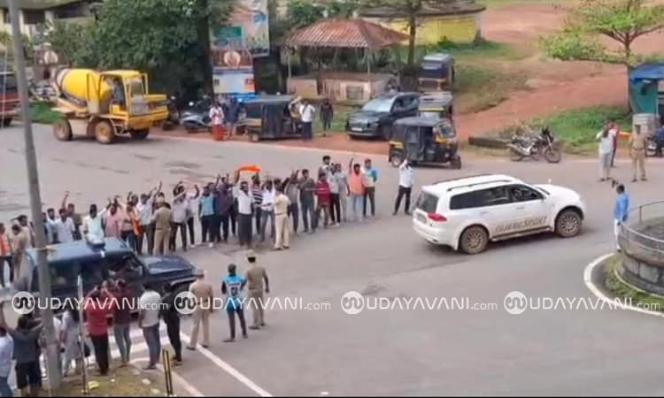 Karkala: ತಿಮರೋಡಿ ಬೆಂಬಲಿಗರಿಂದ ಅಡಿಷನಲ್ ಎಸ್‌ ಪಿ ಕಾರಿಗೆ ಡಿಕ್ಕಿ; ಮೂವರ ಬಂಧನ