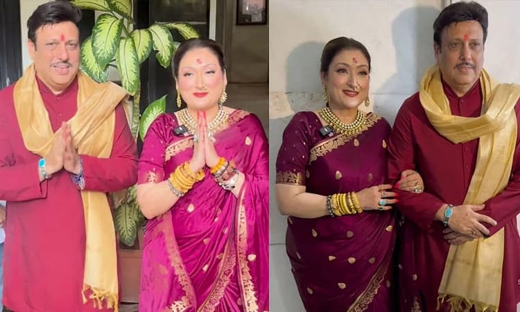 ಒಟ್ಟಿಗೆ ಗಣೇಶ ಹಬ್ಬವನ್ನು ಆಚರಿಸಿ ಡಿವೋರ್ಸ್ ವದಂತಿ ತಳ್ಳಿ ಹಾಕಿದ ನಟ ಗೋವಿಂದ ದಂಪತಿ