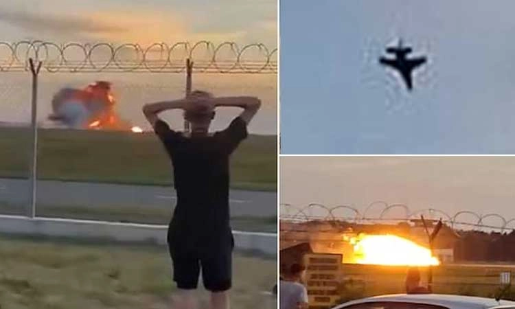 Video: ಏರ್‌ಶೋ ರಿಹರ್ಸಲ್ ವೇಳೆ F-16 ಫೈಟರ್ ಜೆಟ್ ಪತನ, ಪೈಲಟ್ ಮೃ*ತ್ಯು