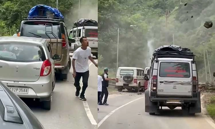 Video: ಏಕಾಏಕಿ ಭೂಕುಸಿತ... ವಾಹನಗಳು ಜಖಂ, ರಸ್ತೆ ಸಂಪರ್ಕ ಕಡಿತ, ಓಡಿ ಜೀವ ಉಳಿಸಿಕೊಂಡ ಜನ