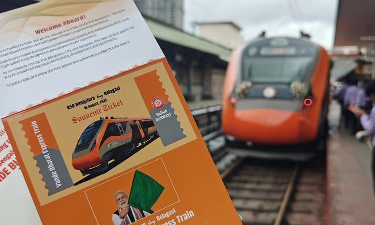Bengaluru Belagavi Vande Bharat Express: ಮೊದಲ ಪ್ರಯಾಣದಲ್ಲೇ ಎರಡು ಗಂಟೆ ವಿಳಂಬ