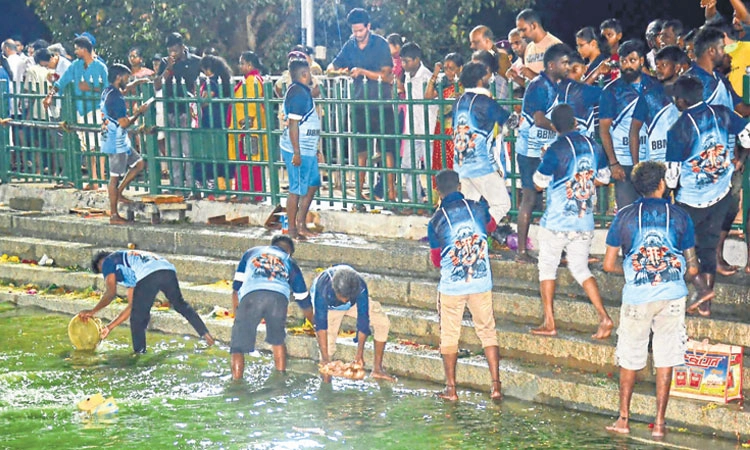 Bengaluru: ಒಂದೇ ದಿನ 2.19 ಲಕ್ಷ ಗಣೇಶ ವಿಸರ್ಜನೆ