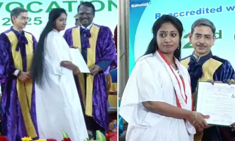 ತಮಿಳುನಾಡು ರಾಜ್ಯಪಾಲರಿಂದ ಪದವಿ ಸ್ವೀಕರಿಸಲು ಮಹಿಳೆ ನಕಾರ