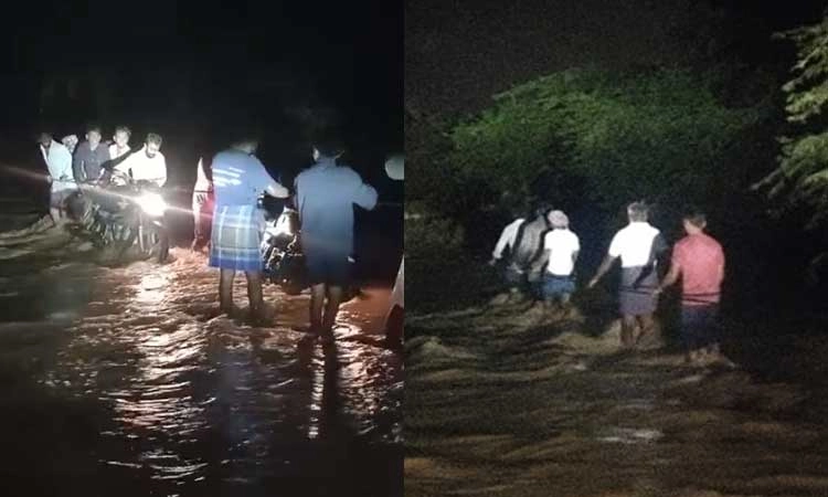 Koppala: ಆರ್ಭಟಿಸಿದ ಮಳೆ, ಬೋರ್ಗರೆದ ಹಳ್ಳ... ಜನ ಸಂಚಾರ ಬಂದ್