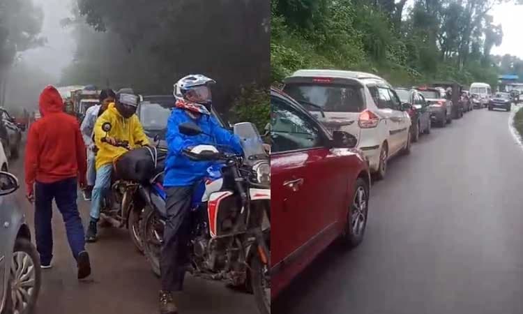 Traffic jam: ಸಾಲು ಸಾಲು ರಜೆ.. ಮುಳ್ಳಯ್ಯನಗಿರಿ-ದತ್ತಪೀಠ ಮಾರ್ಗದಲ್ಲಿ 4km ಟ್ರಾಫಿಕ್ ಜಾಮ್
