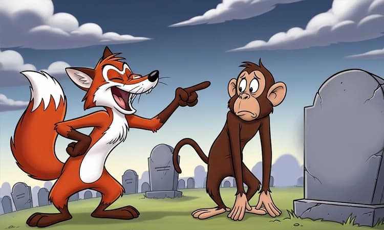 Kids Story: ನರಿಯೊಂದಿಗಿನ ವಾಗ್ವಾದ; ಸುಳ್ಳಿನ ವಂಶಸ್ಥನಾದ ಕೋತಿ