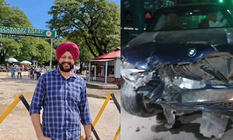 BMW ಕಾರು ಢಿಕ್ಕಿಯಾಗಿ ಕೇಂದ್ರ ಹಣಕಾಸು ಸಚಿವಾಲಯದ ಹಿರಿಯ ಅಧಿಕಾರಿ ಸಾ*ವು, ಪತ್ನಿ ಗಂಭೀರ