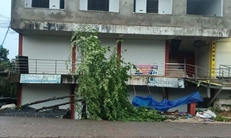 ಎಡಮಂಗಲ: ಭೀಕರ ಬಿರುಗಾಳಿಗೆ ಅಪಾರ ಹಾನಿ