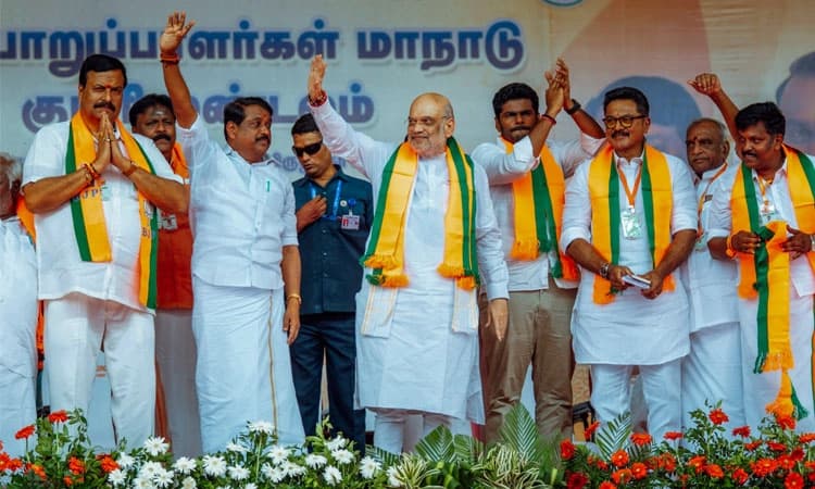 ಸರಕಾರದ ಮಸೂದೆಗಳ ಟೀಕಿಸುವಂತಹ ನೈತಿಕತೆ  ಸ್ಟಾಲಿನ್‌ಗಿಲ್ಲ: ಅಮಿತ್‌ ಶಾ