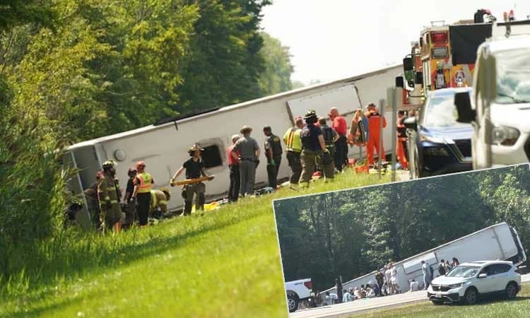 New York: ಭಾರತೀಯರು ಸೇರಿದಂತೆ ವಿದೇಶಿ ಪ್ರವಾಸಿಗರಿದ್ದ ಬಸ್ ಅಪಘಾತ, ಐವರು ಮೃ*ತ್ಯು