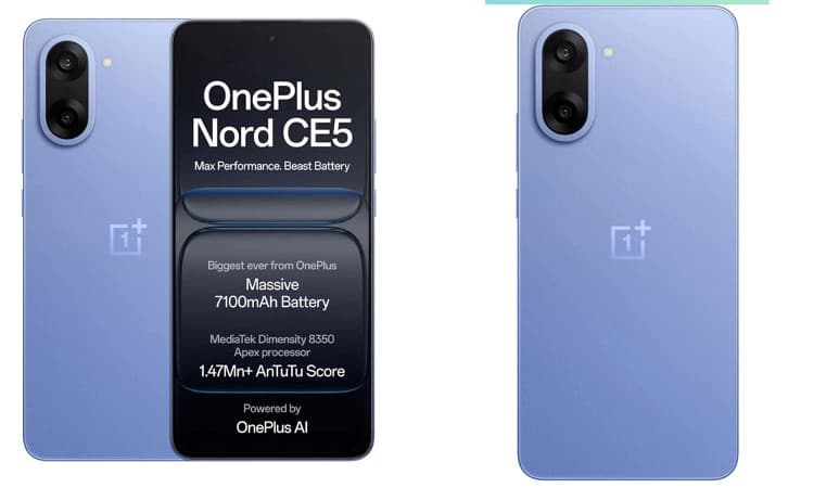 OnePlus Nord CE 5 ಮಧ್ಯಮ ಶ್ರೇಣಿಯಲ್ಲಿ ಉತ್ತಮ ಆಯ್ಕೆ; ಹೊಸ ಫೋನ್‌ ನ ವಿನ್ಯಾಸ ಹೇಗಿದೆ ?