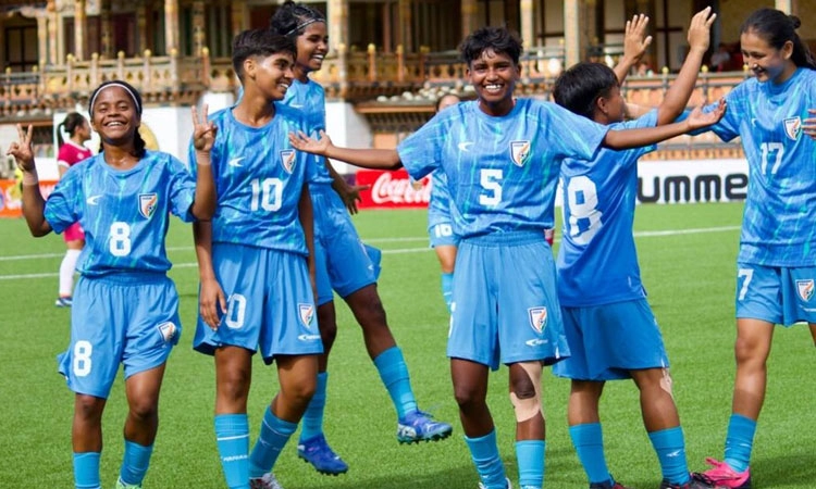 ವನಿತಾ ಸ್ಯಾಫ್ ಅ-17: ಭೂತಾನ್ ವಿರುದ್ಧ ಭಾರತಕ್ಕೆ 8-0 ಗೆಲುವು