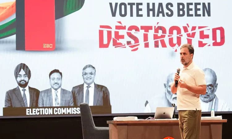 Aditya Srivastava; 3 ರಾಜ್ಯಗಳಲ್ಲಿ ಮತದಾರ ಎಂದು ರಾಹುಲ್ ಉಲ್ಲೇಖಿಸಿದ ವ್ಯಕ್ತಿ ಪ್ರತ್ಯಕ್ಷ