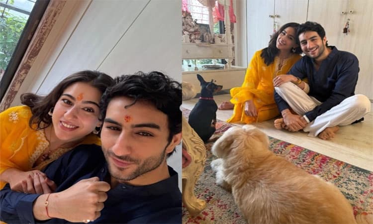 "Stronger together":  ಇಬ್ರಾಹಿಂ ಅಲಿ ಖಾನ್- ಸಾರಾ ರಕ್ಷಾ ಬಂಧನ ಸಂಭ್ರಮ