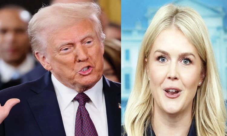 ಆ ಮುಖ, ಆ ತುಟಿ!: ಕ್ಯಾರೋಲಿನ್‌ ಲೆವಿಟ್ಟೆಗೆ ಟ್ರಂಪ್‌ ಹೊಗಳಿಕೆ ಚರ್ಚೆಗೆ ಗ್ರಾಸ !!!