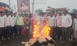 ತಪ್ಪಿದ ಸಚಿವ ಸ್ಥಾನ: ಆರ್.ಬಿ. ತಿಮ್ಮಾಪುರ ಬೆಂಬಲಿಗರ ಪ್ರತಿಭಟನೆ