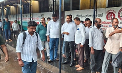 ಉಡುಪಿ: ಸರ್ವಿಸ್ ಬಸ್ ಸ್ಟ್ಯಾಂಡ್ ನಲ್ಲಿ ನೀರು ಸೋರಿಕೆ: ಪ್ರಸಾದ್ ರಾಜ್ ಕಾಂಚನ್ ಪರಿಶೀಲನೆ
