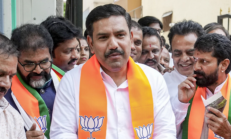 BJP's Vijayendra alleges conspiracy to intimidate Hindus in Haveri dist