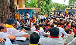 ಬೆಳಗಾವಿ ಮಹಾನಗರ ಪಾಲಿಕೆಗೆ ಮುತ್ತಿಗೆಗೆ ಯತ್ನ: ವಾಟಾಳ ಸೇರಿ ಹಲವರು ವಶಕ್ಕೆ
