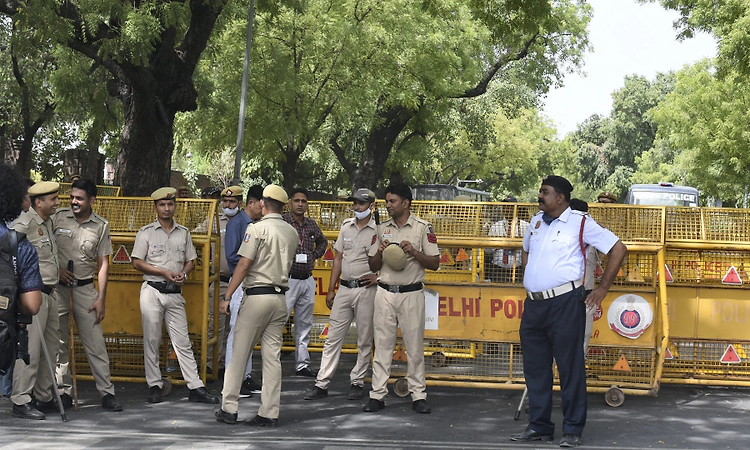 INDIA bloc rally preparations gather pace at Delhi's Ramlila Maidan; 3,500 cops to be deployed