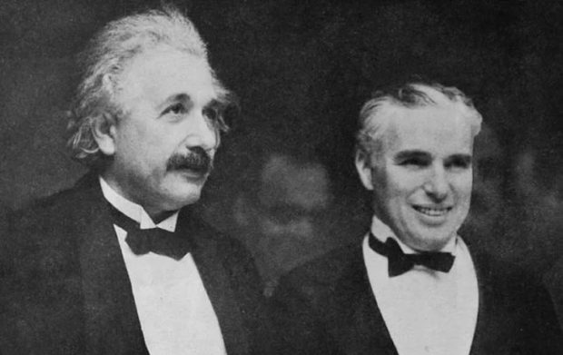 Albert-Einstein,Charlie-Chaplin