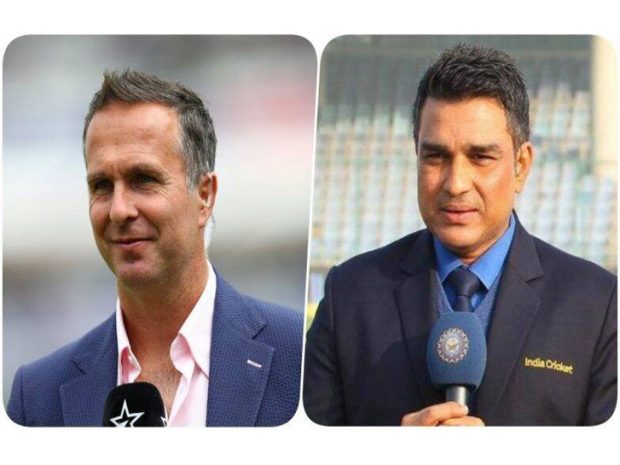 Michael-Vaughan,-Sanjay-Manjrekar