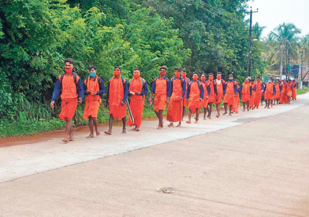 ಗಂಗೊಳ್ಳಿಯಿಂದ ಧರ್ಮಸ್ಥಳಕ್ಕೆ ಪಾದಯಾತ್ರೆ