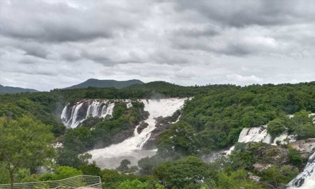 ಮೈದುಂಬಿ ಹರಿಯುತ್ತಿರುವ ಭರಚುಕ್ಕಿ