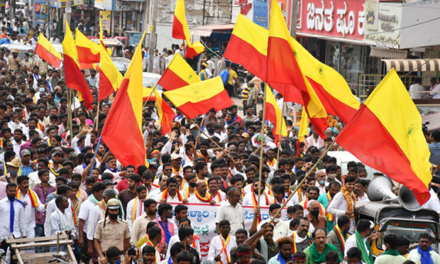 ಜಿಲ್ಲೆ ವಿಭಜನೆ ವಿರೋಧಿಸಿ ಪ್ರತಿಭಟನೆ