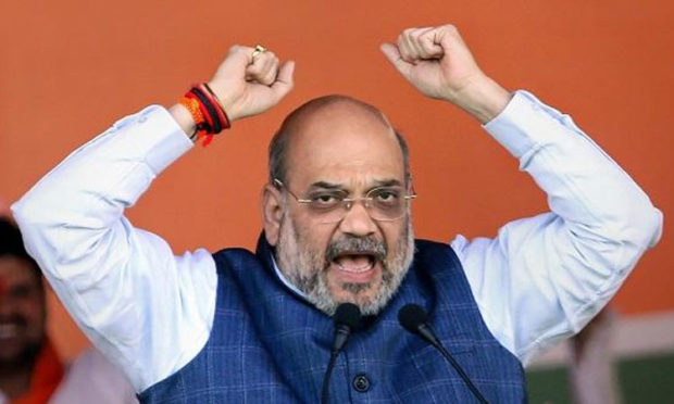 No corporate can snatch away farmers’ land till Modi is PM: Amit Shah