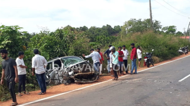 ಕೊಡಾಜೆ ಬಳಿ ಭೀಕರ ಅಪಘಾತ: ಚಾಲಕ ಗಂಭೀರ, ಮಹಿಳೆ ಹಾಗೂ ಮಗುವಿಗೆ ಗಾಯ