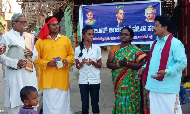 Theatrical performance at channapattana