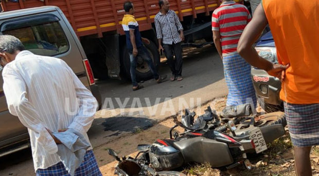 ವಿಟ್ಲದಲ್ಲಿ ಬೈಕ್- ಲಾರಿ ನಡುವೆ ಭೀಕರ ಅಪಘಾತ: ಓರ್ವ ಸಾವು, ಮತ್ತೋರ್ವ ಗಂಭೀರ