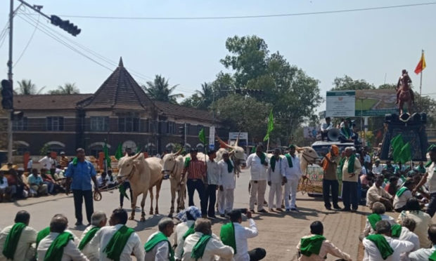 farmers protest in belagavi