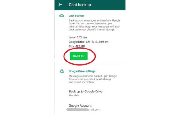 ವಾಟ್ಸಪ್‌  ಚಾಟ್ಸ್‌ ಬ್ಯಾಕಪ್‌ ಮಾಡಿಕೊಳ್ಳಿ…
